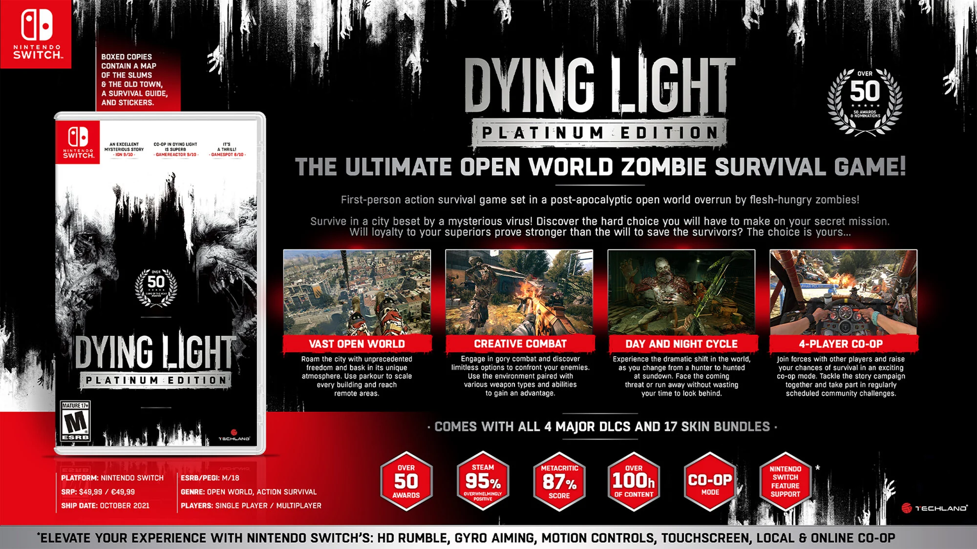 Dying Light Platinum Edition, Sellsheet Specyfikacja i Oceny
